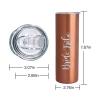 10 Pack Bride to Be Skinny Tumbler | 20 oz Bride Tribe Stainless Steel Wine Tumblers | Engagement Wedding Gifts Bridesmaids Mugs Bachelorette Party Supplies & Games view 4