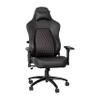 Flash Furniture Falco Ergonomic Adjustable Gaming Chair - Black LeatherSoft/Red Stitching - High Back - 4D Armrests - Headrest Pillow - Adjustable Lumbar Support view 1