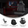 Flash Furniture Falco Ergonomic Adjustable Gaming Chair - Black LeatherSoft/Red Stitching - High Back - 4D Armrests - Headrest Pillow - Adjustable Lumbar Support view 4