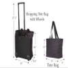 New York XPress 2-in-1,Portable and Push-Rolling Tote Bag/Rolling Tote with Wheels and Handle/Shopping Tote Bag for wowenChains/Leo view 3