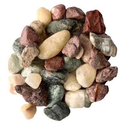 Ashland Mixed Decorative Marble River Rocks, 12 Pack