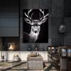 Sense Canvas Deer 35 Canvas Art - Home Decor Wall Art Print Poster Painting Large 30x40 / 1.5" view 2