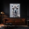 Sense Canvas Alpaca 24 Canvas Art - Home Decor Wall Art Print Poster Painting Large 30x40 / 1.5" view 2