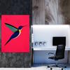 Sense Canvas Humming Bird 4 Canvas Art - Home Decor Wall Art Print Poster Painting Small 12x16 / 0.75" view 2