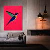 Sense Canvas Humming Bird 4 Canvas Art - Home Decor Wall Art Print Poster Painting Small 12x16 / 0.75" view 3