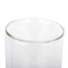 Ashland 8" Clear Glass Dual Cylinder Candle Holder - Candle Holder for Birthdays, Weddings, Parties, and Baby Showers - Bulk 12 Pack view 3
