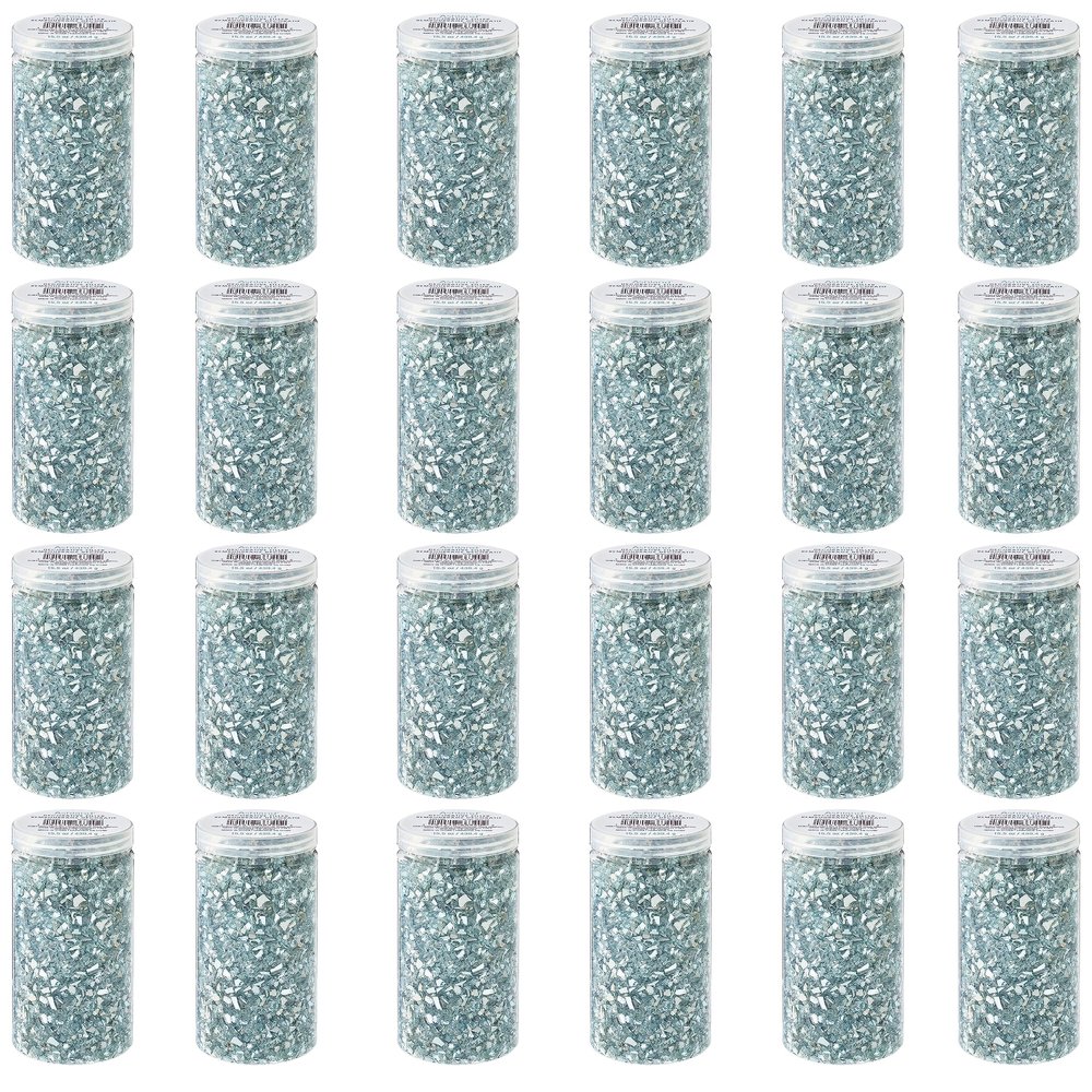 Ashland Clear Crushed Glass, 12 Pack