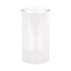 Ashland 6" Clear Glass Dual Cylinder Candle Holder, 12 Pack view 1