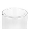 Ashland 6" Clear Glass Dual Cylinder Candle Holder, 12 Pack view 3