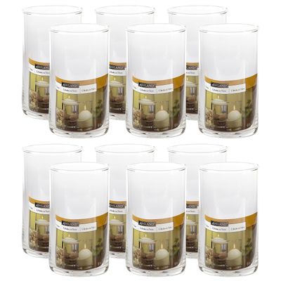 Ashland 6" Cylinder Glass Candle Holder, 12 Pack