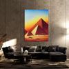 Sense Canvas Egypt Pyramid 11 Canvas Art - Home Decor Wall Art Print Poster Painting Large 30x40 / 1.5" view 2
