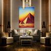 Sense Canvas Egypt Pyramid 11 Canvas Art - Home Decor Wall Art Print Poster Painting Large 30x40 / 1.5" view 3