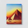 Sense Canvas Egypt Pyramid 11 Canvas Art - Home Decor Wall Art Print Poster Painting Large 30x40 / 1.5" view 4