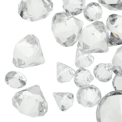 Ashland Clear Multi-Faceted Decorative Fillers, 12 Pack