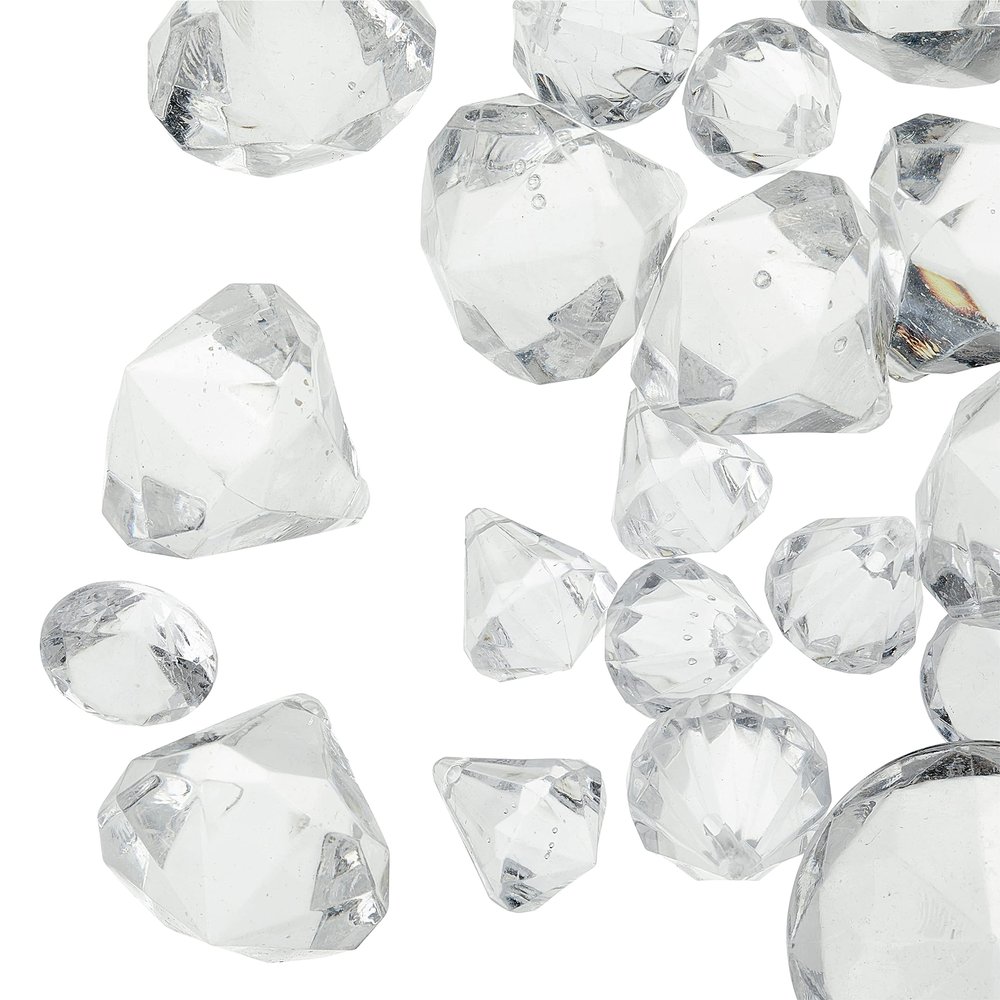 Ashland Clear Multi-Faceted Decorative Fillers, 12 Pack
