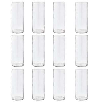 Ashland 12" Cylinder Glass Vase, 12 Pack
