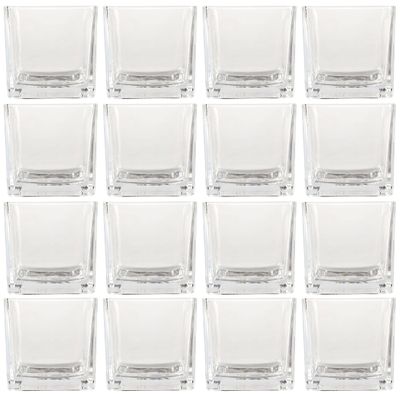 Ashland 6" Cube Glass Vase, 12 Pack