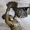 Cast Bronze Boy Playing Basketball Sculpture Lost Wax Method Figurine Figure Gift Decorative Art Sale Home by Think Bronze view 3