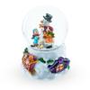 Snowman Embrace Musical Water Snow Globe view 3