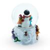 Snowman Embrace Musical Water Snow Globe view 4