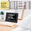 AINFTIME DST Clock with Day and Date for Elderly-3 Display Digital Calendar Alarm Day Dementia Alzheimers Clock with Extra Large Display (7in Black) view 3