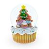Gingerbread Family and Cupcake Musical Christmas Water Globe view 1