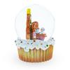 Gingerbread Family and Cupcake Musical Christmas Water Globe view 4