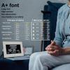 AINFTIME DST Clock with Day and Date for Elderly-3 Display Digital Calendar Alarm Day Dementia Alzheimers Clock with Extra Large Display (7in White) view 3