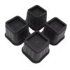 Zerodis Furniture Risers, 4 Sets Rubber Antislip Bed Risers 4 Inch Heavy Duty Risers for Bed, Desk, Sofa and Table view 3