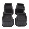 Zerodis Furniture Risers, 4 Sets Rubber Antislip Bed Risers 4 Inch Heavy Duty Risers for Bed, Desk, Sofa and Table view 4