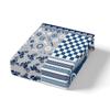 Dirt Bike Duvet Cover,Motocross Racer Bedding Set,Blue and Gray Grid Comforter Cover for Boys Girls Kids Room Decor,Stripes Square Bedspread Cover Twin Size with 1 Pillow Case(No Comforter) view 4