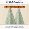 Alusa Home Ultra Soft & Stylish 700 GSM Luxury Bath Sheets | Pack of 2 | Extra Large 35x70 Inches | 100% Zero-Twist, Long-Staple Cotton | Remarkably Absorbent (Eucalyptus Green) view 4