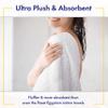 Alusa Home Ultra Soft & Stylish 700 GSM Luxury Bath Sheets | Pack of 2 | Extra Large 35x70 Inches | 100% Zero-Twist, Long-Staple Cotton | Remarkably Absorbent (White) view 3
