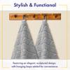 Alusa Home Ultra Soft & Stylish 700 GSM Luxury Bath Sheets | Pack of 2 | Extra Large 35x70 Inches | 100% Zero-Twist, Long-Staple Cotton | Remarkably Absorbent (Pewter Grey) view 4