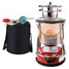 Xrdbfd Kerosene Stove for Indoor, Convenient Kerosene Stove Heaters, Kerosene Stove Burners, Outdoor Camping Oil Paraffin Heaters, 360 Surround Heating,4.6Lred view 1