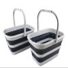 SAMMART 12L (3.1 gallons) Collapsible Plastic Rectangular Bucket-Foldable Tub with Handle - Space Saving (Set of 2) view 1
