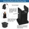 DEDU Bed Risers with Adjustable Screw Clamp, Couch Risers 3 Inch Heavy Duty 4 Pack Supports Up to 11000 Lbs, Furniture Risers for Sofas, Chairs, Desks, Recliners (Black) view 3