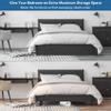 DEDU Bed Risers with Adjustable Screw Clamp, Couch Risers 3 Inch Heavy Duty 4 Pack Supports Up to 11000 Lbs, Furniture Risers for Sofas, Chairs, Desks, Recliners (Black) view 4