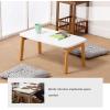 Bamboo Student Writing Desk Coffee Table Foldable Low Table Picnic Furniture Folding Study Bed Computer Desk White Coffee Table Bay Window Tatami Study Table (Color : Brown-A, Size : 70 * 40 * 31cm) view 4