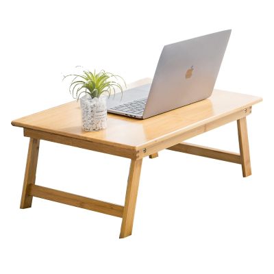 Bamboo Coffee Table Modern Low Table Folding Square Breakfast in Bed Serving Tray Table Small Tea Table for Floor Sitting Bed Laptop Desk Coffee Table Tatami Table