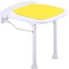 HAPPLiGNLY Shower Seats,Shower Stool Shower Stool Bath Stool Bathroom Seat,Folding Wall-Mounted Auxiliary Stool Shower Seats,Bathroom Bath Chair Apply to Elderly,Senior,Handicap Disabled,Yell view 1