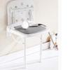 HAPPLiGNLY Bath Stools,Folding Shower Seat Chair, Wall Mount Bathroom Folding Shower Bench Seats, Bath Stool (1514.416.7Inch),Gray view 4