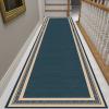 GRAPKS Runners Rug for Hallway Non-Slip, Modern Navy Corridor Hall Area Rug Indoor Kitchen Runner Carpet 100cm/1.5m/2m/2.5m/300cm/350cm/4m/5m/6m Length (Size : 3.3 ft x 11.5 ft) view 1