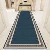 GRAPKS Runners Rug for Hallway Non-Slip, Modern Navy Corridor Hall Area Rug Indoor Kitchen Runner Carpet 100cm/1.5m/2m/2.5m/300cm/350cm/4m/5m/6m Length (Size : 3.3 ft x 11.5 ft) view 2