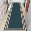GRAPKS Runners Rug for Hallway Non-Slip, Modern Navy Corridor Hall Area Rug Indoor Kitchen Runner Carpet 100cm/1.5m/2m/2.5m/300cm/350cm/4m/5m/6m Length (Size : 3.3 ft x 11.5 ft) view 3