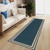 GRAPKS Runners Rug for Hallway Non-Slip, Modern Navy Corridor Hall Area Rug Indoor Kitchen Runner Carpet 100cm/1.5m/2m/2.5m/300cm/350cm/4m/5m/6m Length (Size : 3.3 ft x 11.5 ft) view 4