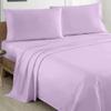 100% Organic Cotton Rv King - 72" X 80"- Lavender Solid 4-Piece Sheet Set 500 Thread Count Breathable and Comfortable, Fits Mattress Up to 8-10 inches Deep Pocket view 1