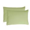 100% Organic Cotton Sheet Set 4 Piece- Rv King - 72" X 80"- Sage Solid 400 Thread Count Sheets with All-Around Elastic for Fitted Sheet Upto 18''- 20'' Inch Deep Pocket view 3