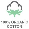 100% Organic Cotton Full/Double - 54" X 75"- White Solid 4-Piece Sheet Set 500 Thread Count Breathable and Comfortable, Fits Mattress Up to 8-10 inches Deep Pocket view 4