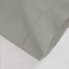 100% Organic Cotton Sheet Set 4 Piece- California King - 72" X 84"- Dark Grey Solid 400 Thread Count Sheets with All-Around Elastic for Fitted Sheet Upto 18''- 20'' Inch Deep Pocket view 4